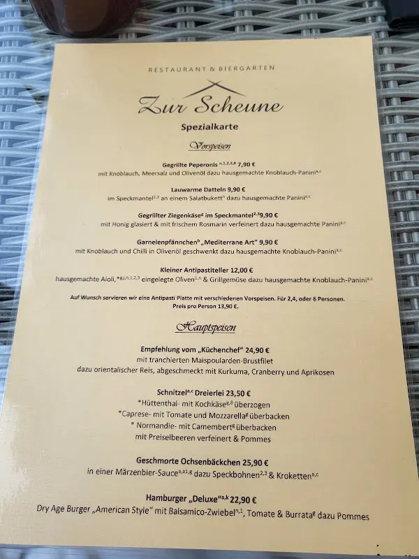 Menu_Zur Scheune | Restaurant und Lieferservice_Groß-Gerau_image_1