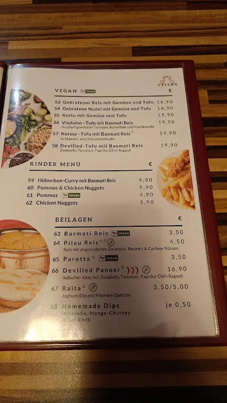 Menu_Ceylon - Taste of Sri Lanka & South India_Groß-Gerau_immagine_4