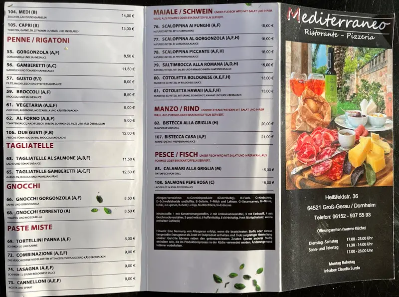 Menu_Pizzeria Mediteraneo_Groß-Gerau_image_1