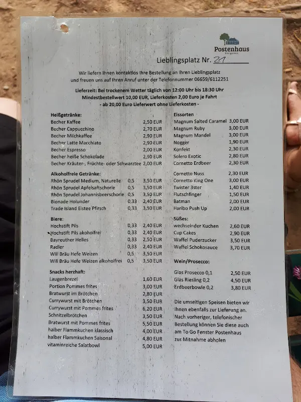 Menü_Schlossrestaurant und -café 