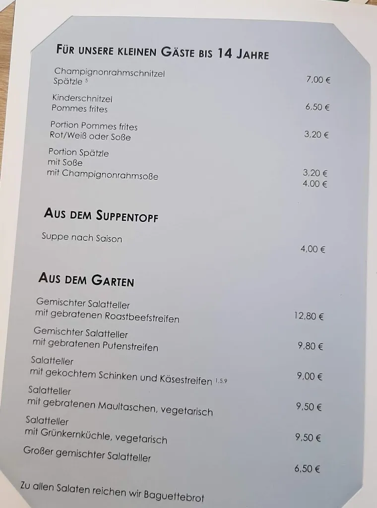 Menu_Gasthaus Zur Sonne | Buchen_Buchen_image_1