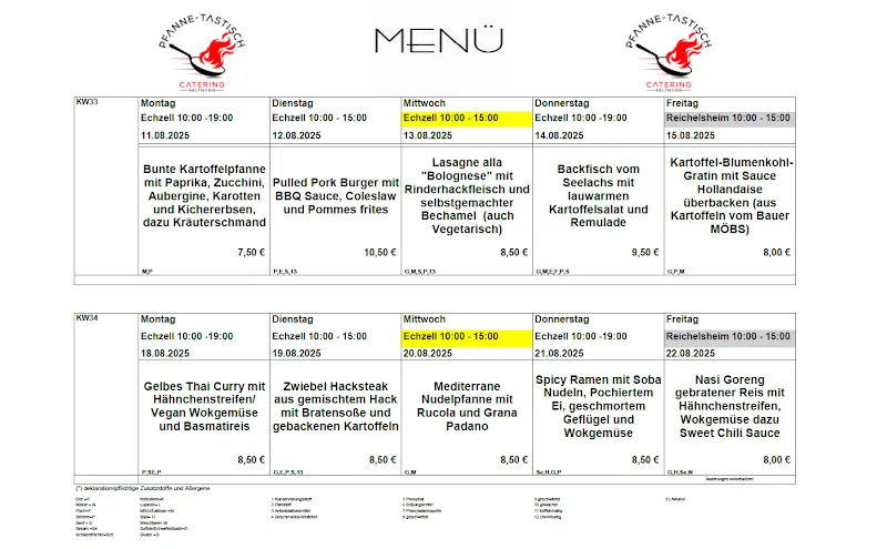 Menu_Pfanne Tastisch Catering Seltmann_Echzell_immagine_1