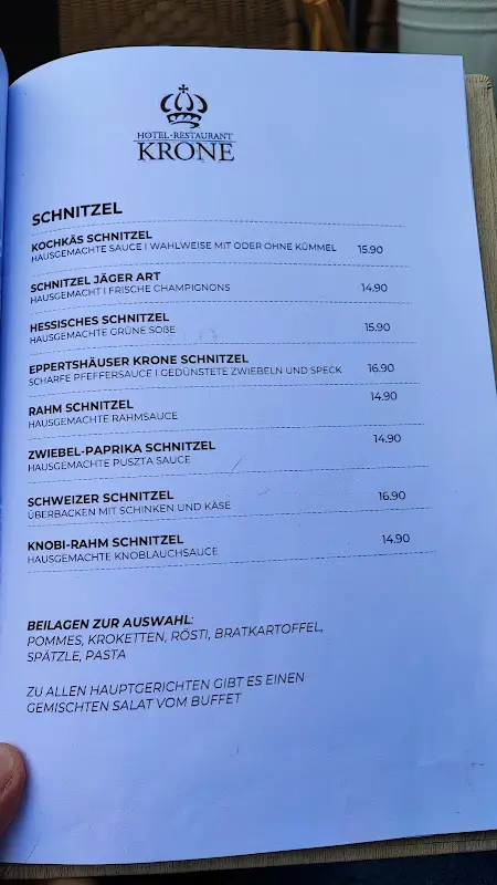 Menu_Hotel Restaurant Krone_Eppertshausen_immagine_1