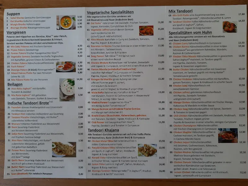 Menu_Restaurant Indian Tandoori_Egelsbach_image_1