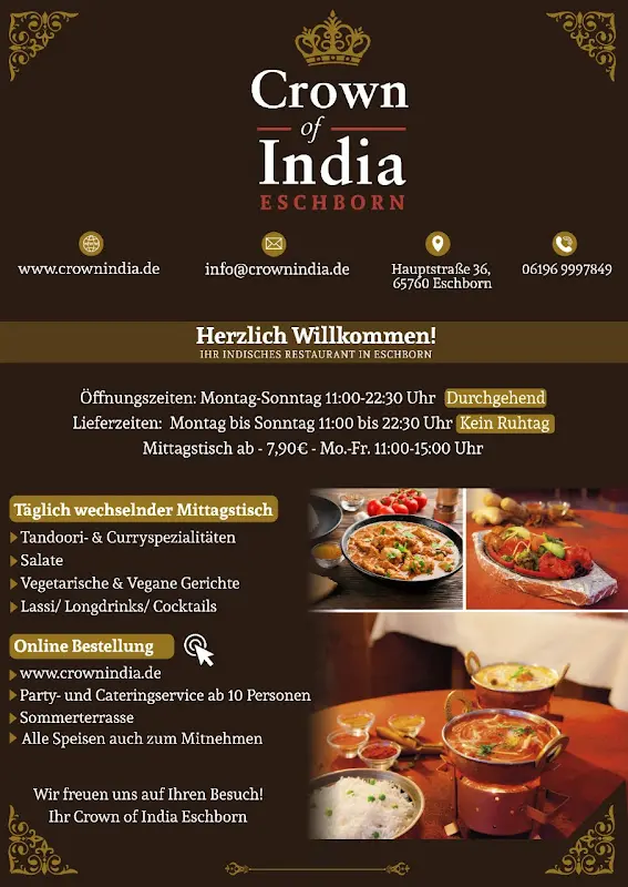 Menu_Crown of India Eschborn_Eschborn_immagine_1