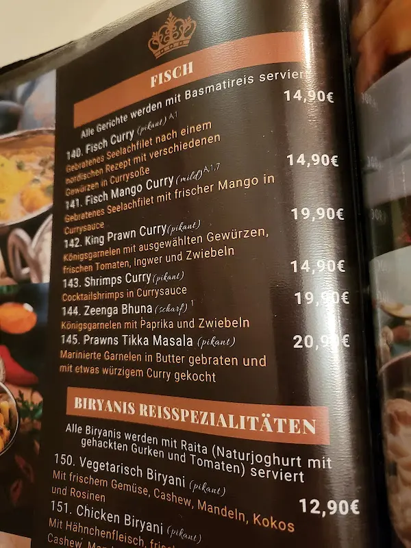 Menu_Crown of India Eschborn_Eschborn_immagine_2