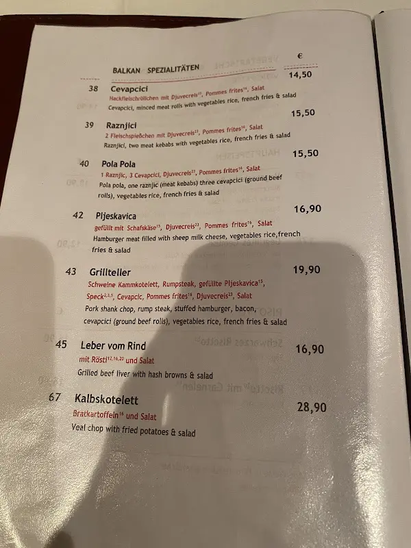 Menu_Restaurant Dalmatia_Eschborn_immagine_4