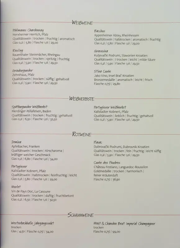 Menu_Restaurant Westerbachhalle Eschborn_Eschborn_immagine_1