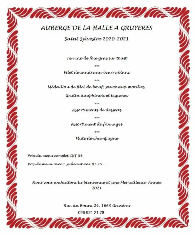 Menu_Auberge de la Halle_Gruyères_image_2