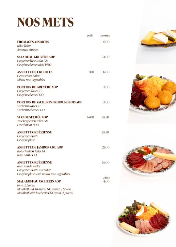 Menu_Chalet de Gruyères_Gruyères_image_1
