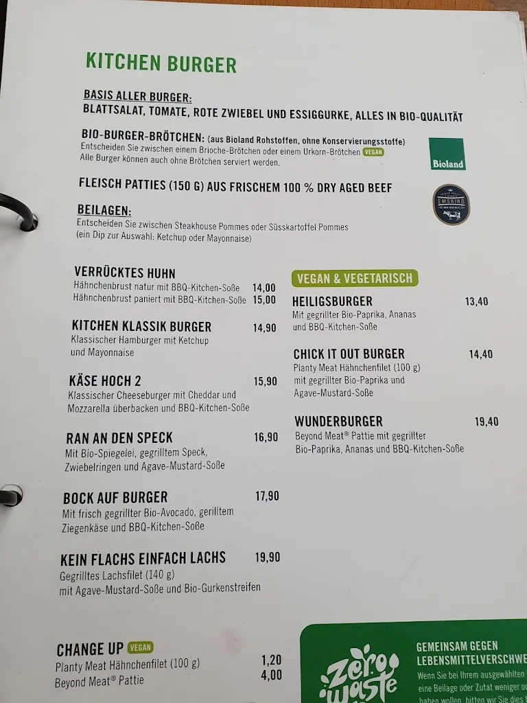 Menu_Kitchen Bio Restaurant Böblingen_Böblingen_image_2