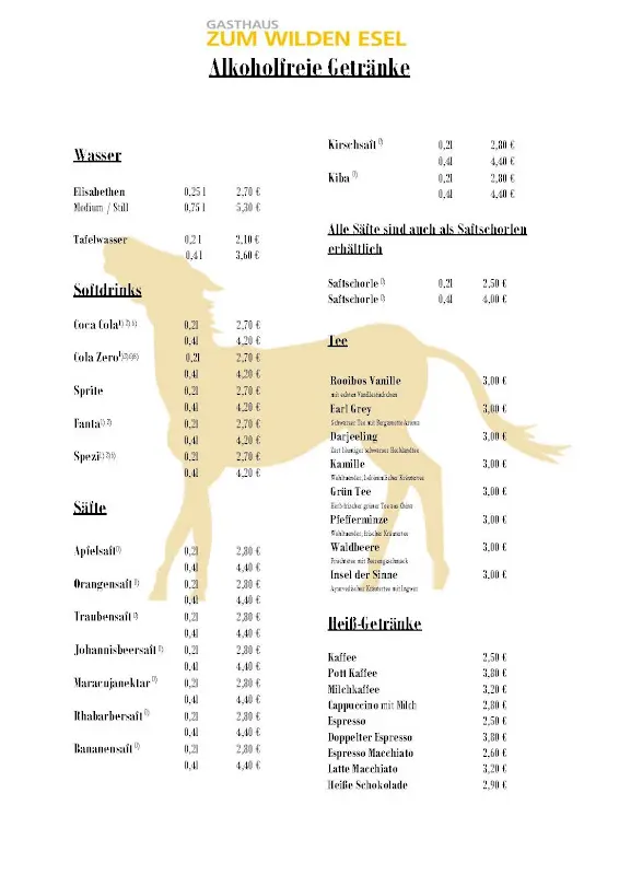 Menu_Restaurant Zum Wilden Esel_Main_immagine_3