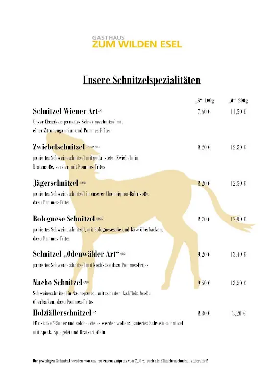 Menu_Restaurant Zum Wilden Esel_Main_immagine_4