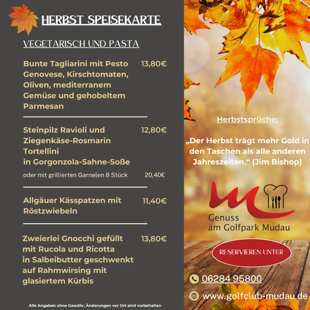 Menu_Genuss am Golfpark Mudau_Mudau_image_1