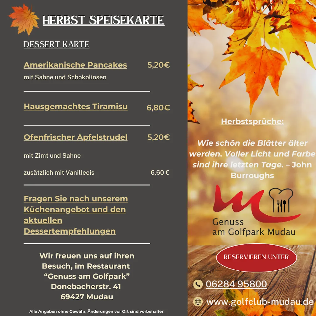 Menu_Genuss am Golfpark Mudau_Mudau_image_3