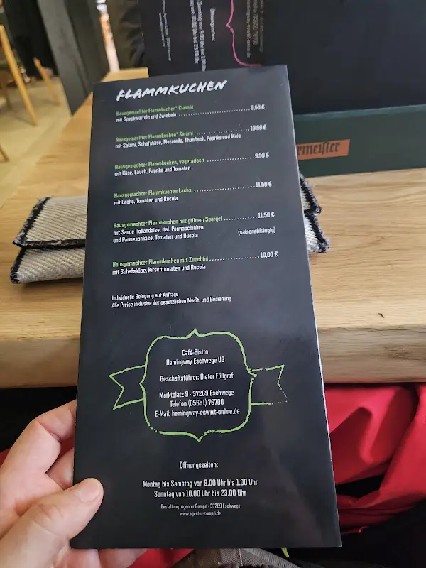 Menu_Café-Bistro Hemingway_Eschwege_image_1