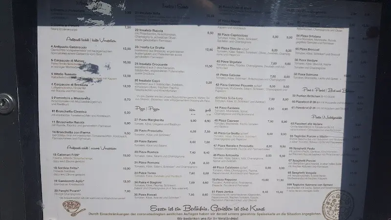 Menu_Pizzeria La Grotta_Eschwege_image_1