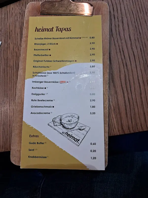 Menu_heimat. Kaffee, Küche, Kneipe_Fulda_image_3