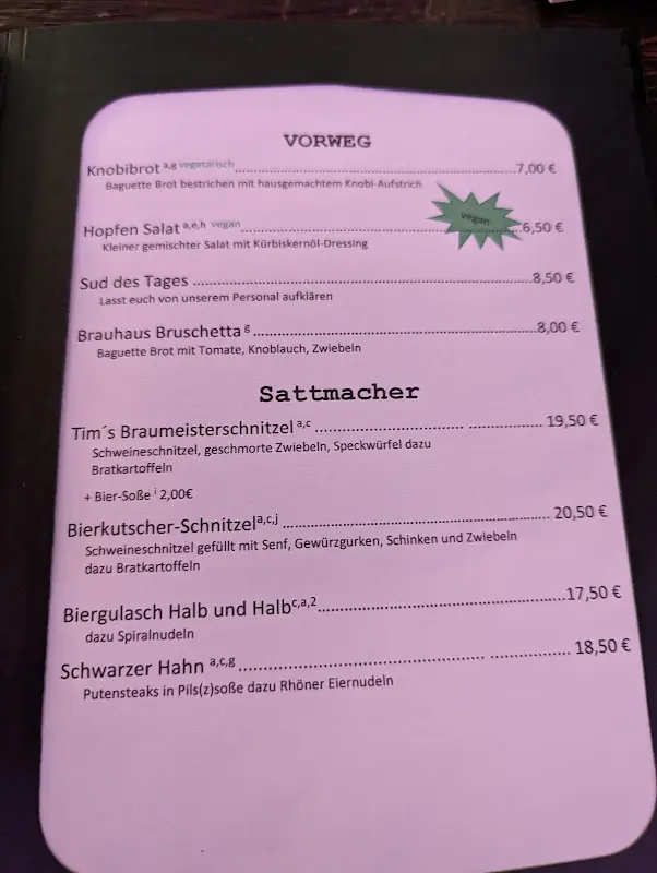 Menu_Brauereigaststätte HOPFENGLÜCK_Fulda_immagine_2