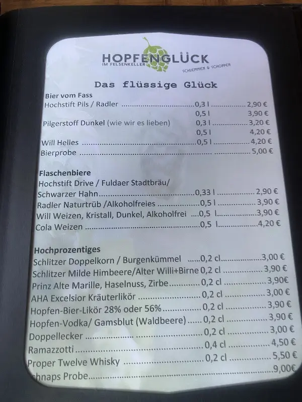 Menu_Brauereigaststätte HOPFENGLÜCK_Fulda_immagine_3