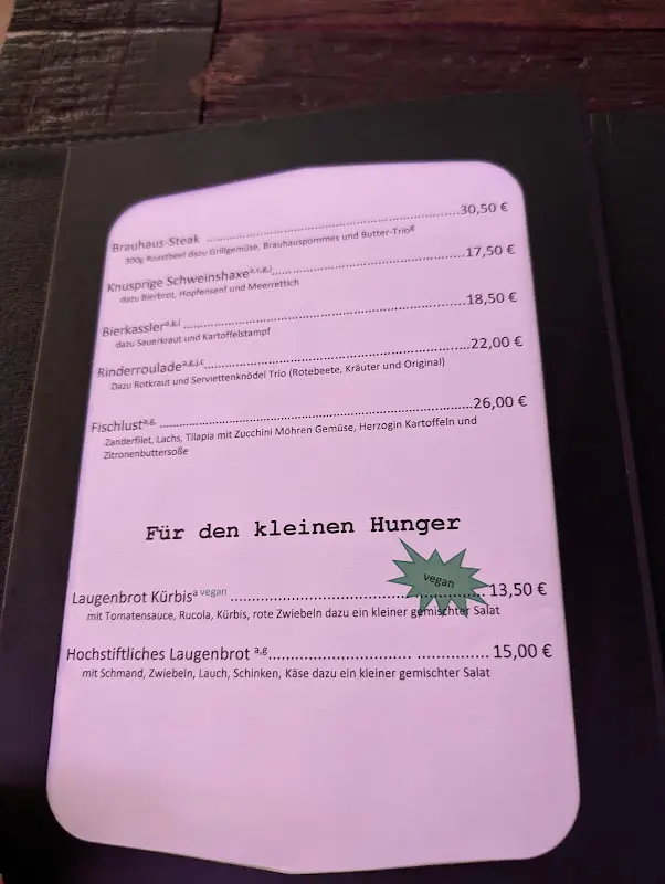 Menu_Brauereigaststätte HOPFENGLÜCK_Fulda_immagine_4