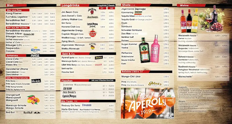 Menu_Fuchsbau Fritzlar_Fritzlar_immagine_2