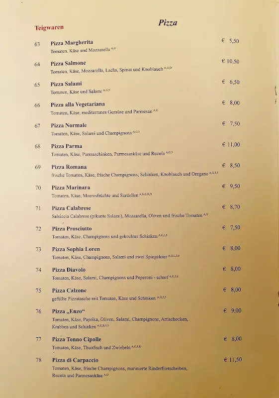 Menu_Pizzeria Roma Da Enzo_Fritzlar_immagine_3