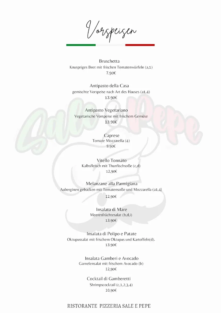 Menu_Ristorante Pizzeria Sale e Pepe - Pietro Quadrino_Dettenhausen_image_2