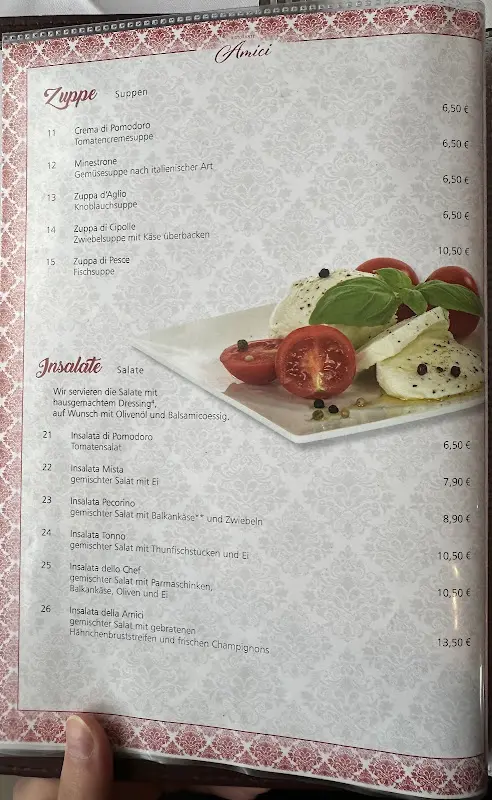 Menu_Ristorante AMICI Frankenberg_Frankenberg/Sa._immagine_4