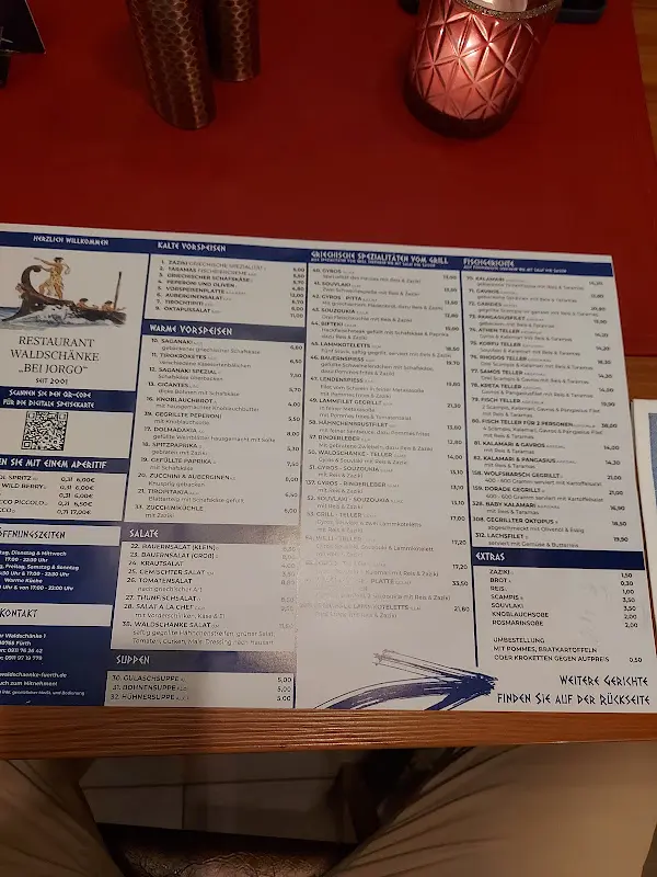 Menu_Restaurant Waldschänke 