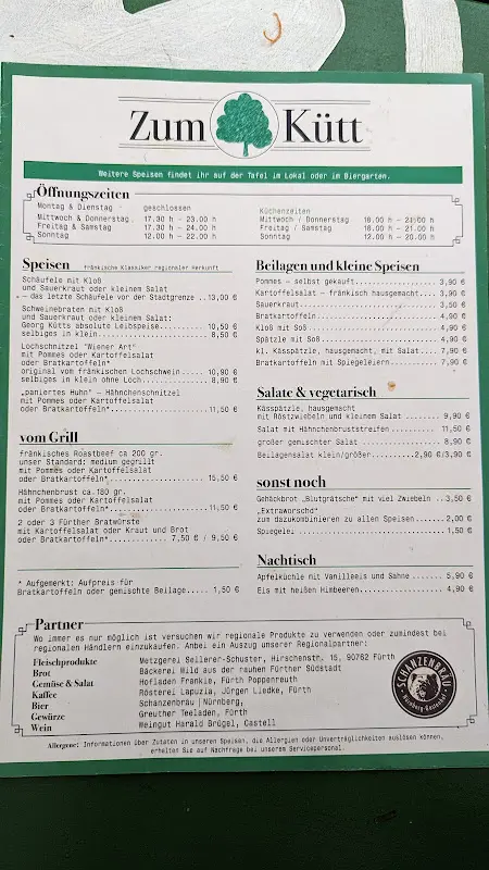 Menu_Zum Kütt_Fürth_immagine_3