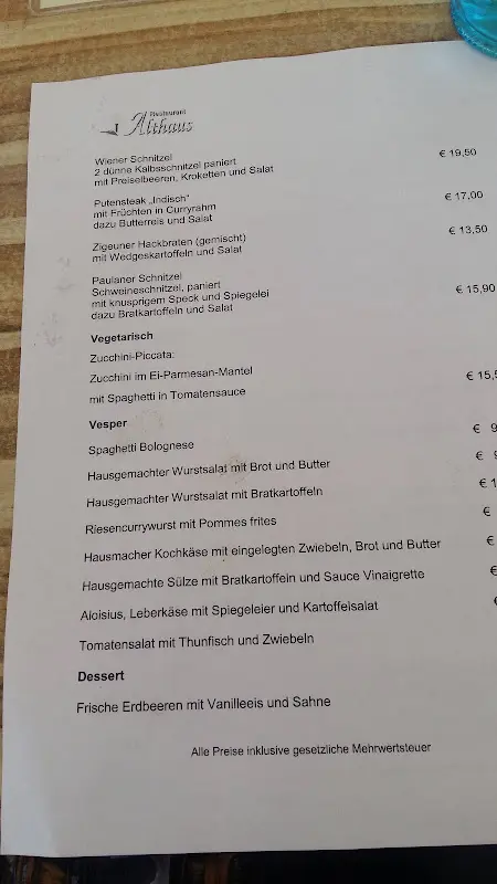 Menu_Restaurant Althaus Gernsheim_Gernsheim_immagine_1