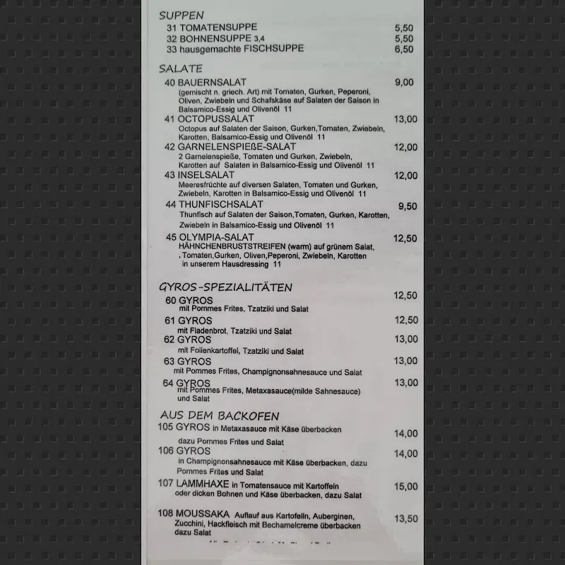 Menu_Olympia Griechisches Restaurant_Gladenbach_immagine_2