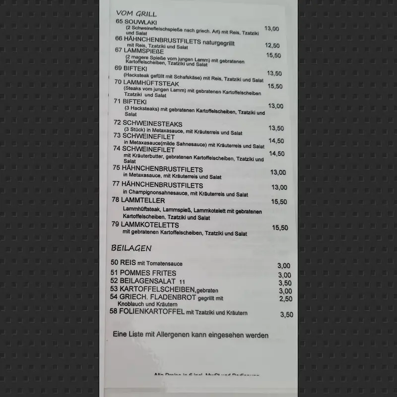 Menu_Olympia Griechisches Restaurant_Gladenbach_immagine_4