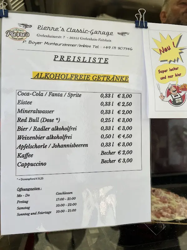 Menu_Pierre's Classic-Garage_Grebenhain_image_2
