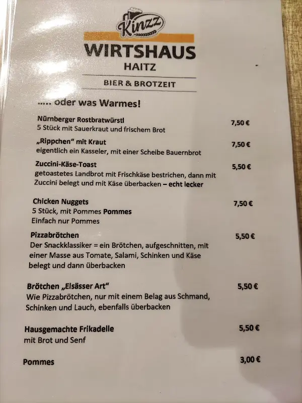 Menu_Anni &Sarah's Wirtshaus Haitz_Gelnhausen_immagine_4