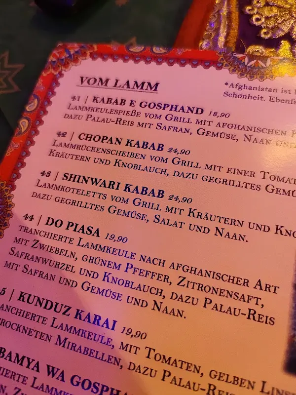 Menu_Restaurant Durrani - Afghanisches Restaurant_Gelnhausen_image_1