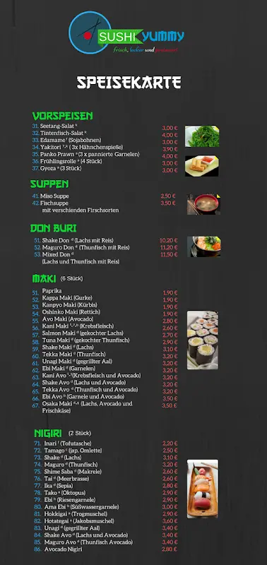 Menu_Sushi Yummy in Gelnhausen_Gelnhausen_image_1