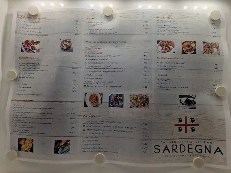 Menu_Das Genuss Bistro Rant Sardegna restaurant cafe bar_Grebenstein_image_1