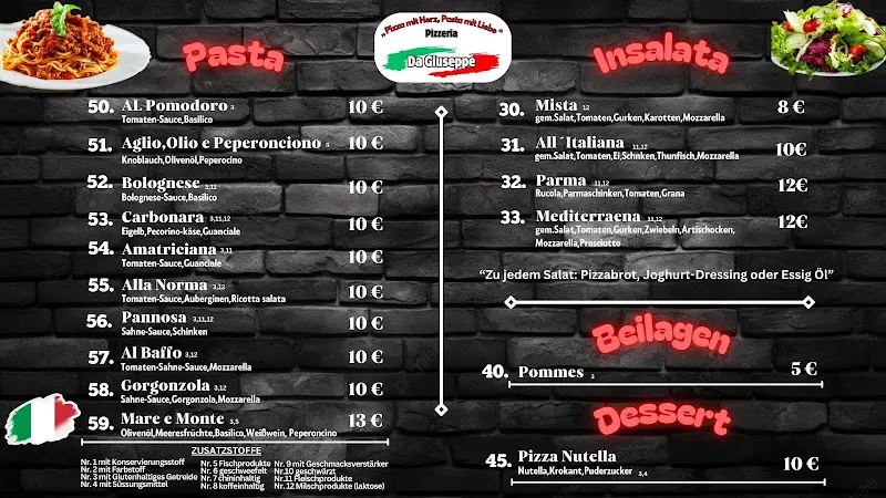 Menu_Pizzeria da Giuseppe_Grävenwiesbach_image_1