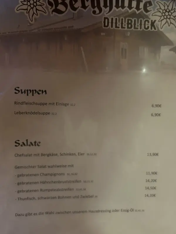 Menu_Berghütte Dillblick_Greifenstein_immagine_4