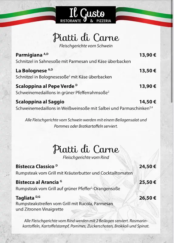 Menu_Il Gusto Ristorante & Pizzeria_Groß-Bieberau_image_1