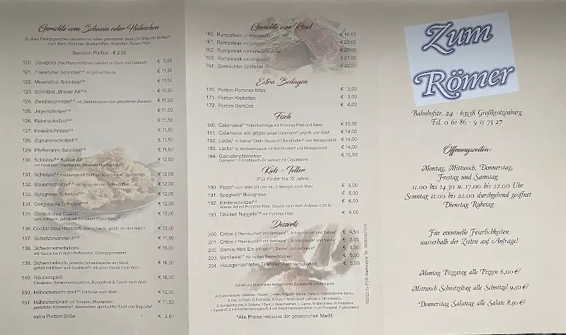 Menu_Restaurant Zum Römer_Großkrotzenburg_image_3