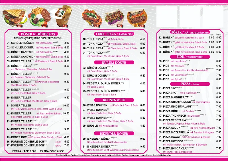 Menu_Döneria Finca Martinovici_Großkrotzenburg_image_1