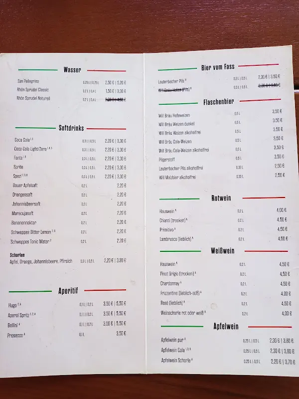 Menü_Ristorante Pizzeria Da Michele_Großenlüder_Bild_1