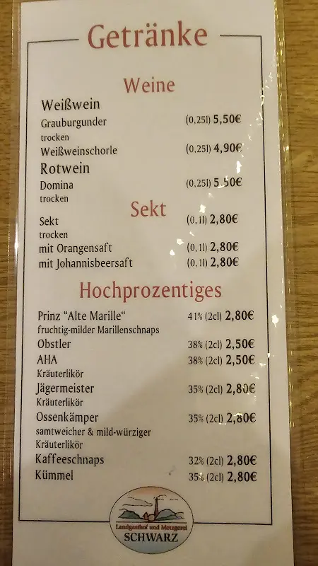 Menu_Landgasthof Schwarz_Großenlüder_immagine_3