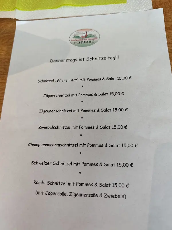Menu_Landgasthof Schwarz_Großenlüder_immagine_4