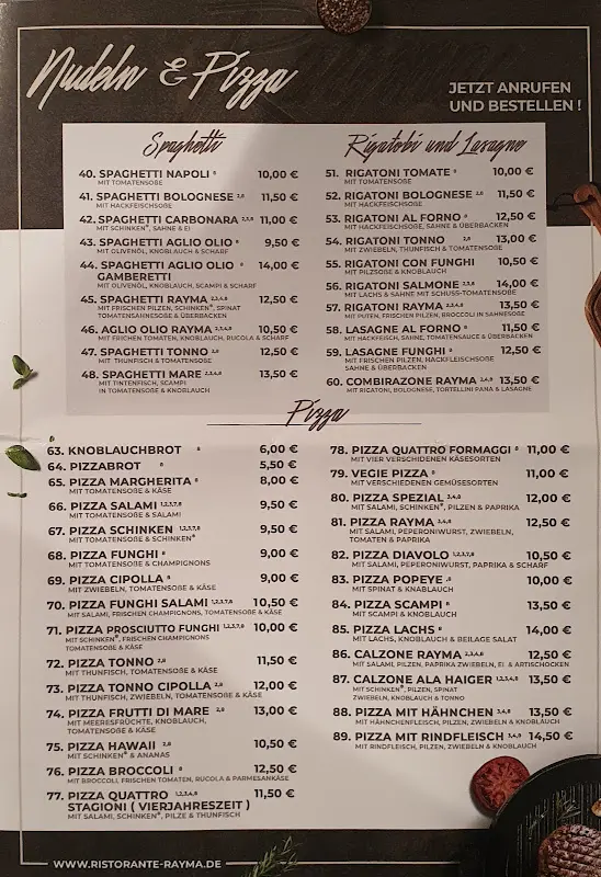 Menu_Ristorante Rayma Haiger_Haiger_image_2