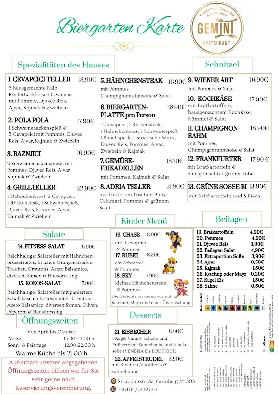 Menu_Restaurant Gemini_Grünberg_image_1