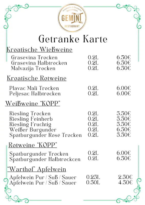 Menu_Restaurant Gemini_Grünberg_image_4